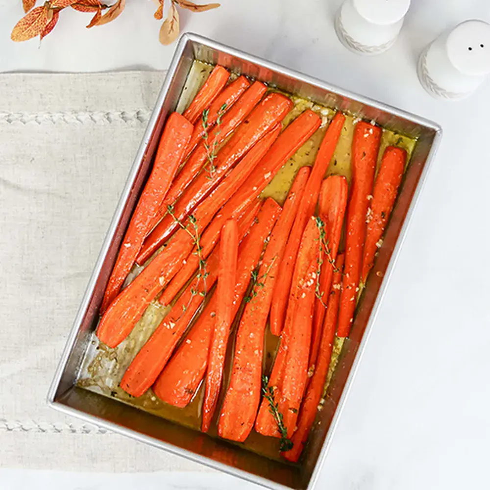Roasted Maple Glazed Carrots